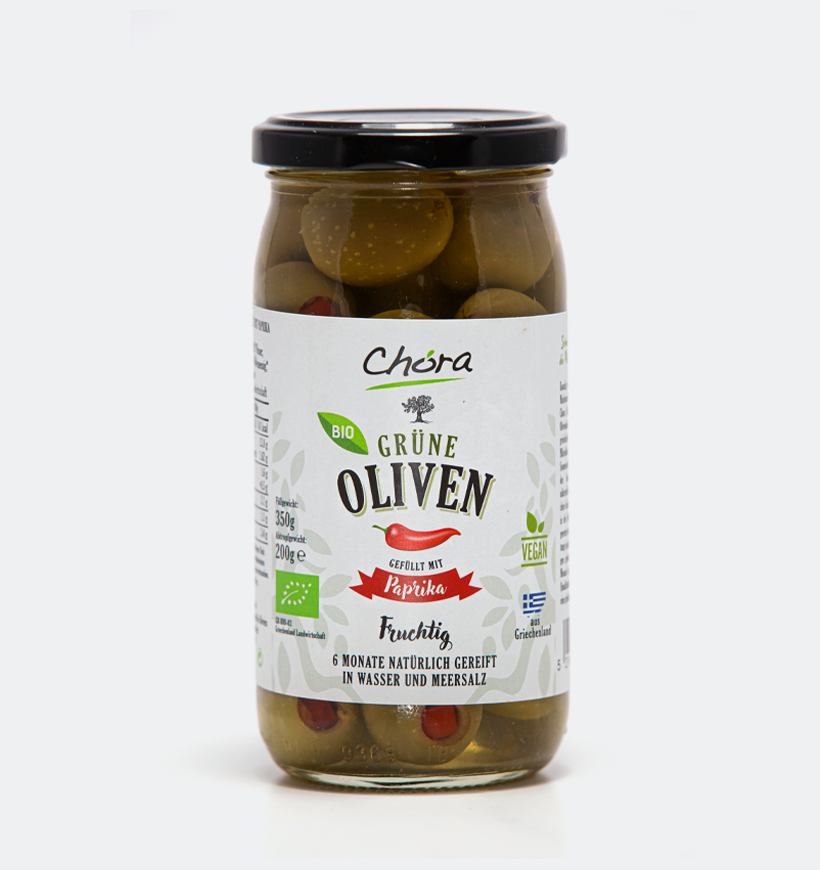 Chora Bio Grüne Olive Paprika