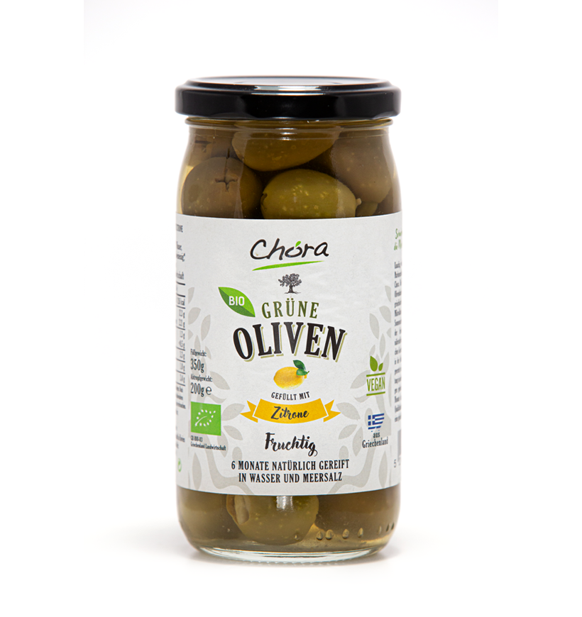 Chora Bio Grüne Olive Zitrone