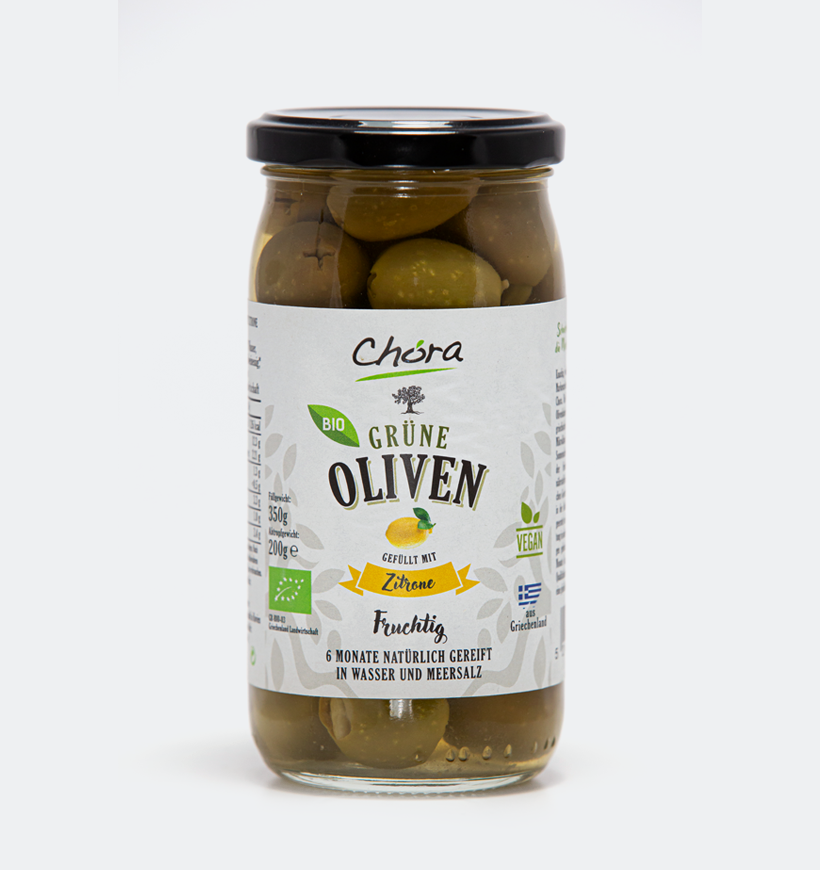 Chora Bio Grüne Olive Zitrone